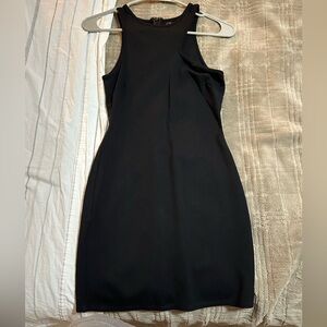 Urban Outfitters Black Halter Sheath Midi Dress
